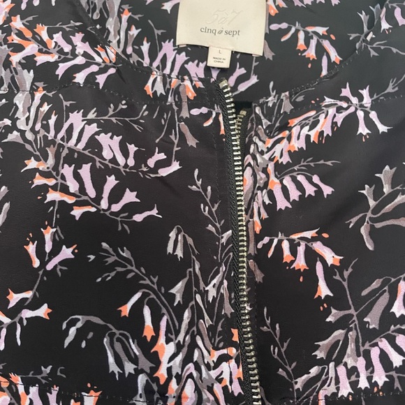 Cinq a Sept Floral Puffer Jacket - Picture 3 of 6